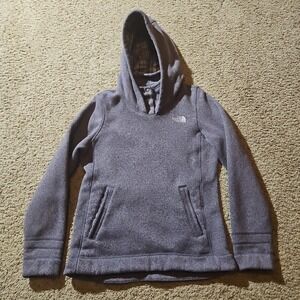 The North Face Hoodie‎ Womens Medium Purple Crescent Pullover Sweatshirt Jacket